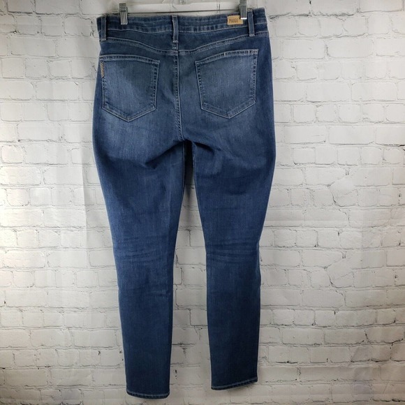 Paige Jeans Verdugo Ankle Dedee Destructed Skinny Stretch Tag Size 31 - Picture 5 of 14
